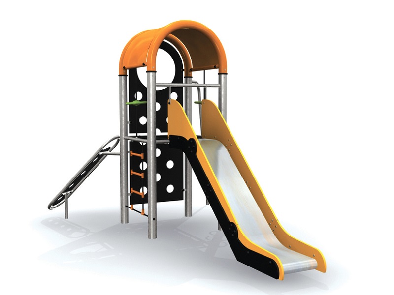 Детская игровая площадка Kryptos II PAG103 горка с сеткой для лазания от компании МАФМАРКЕТ