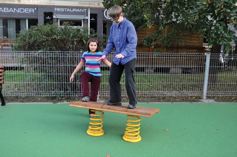 Детская игровая площадка Plat 1 площадка балансирная на пружинах от компании МАФМАРКЕТ