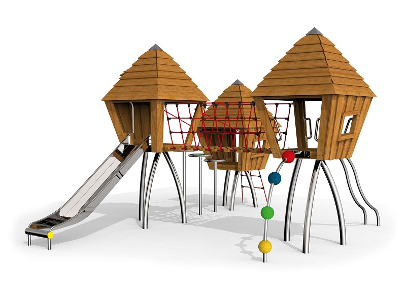 Детская игровая площадка Silva 3 игровой комплекс от компании МАФМАРКЕТ