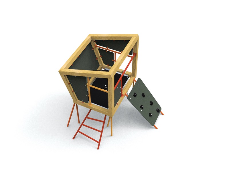 Детская игровая площадка Eto III башня с горкой от компании МАФМАРКЕТ