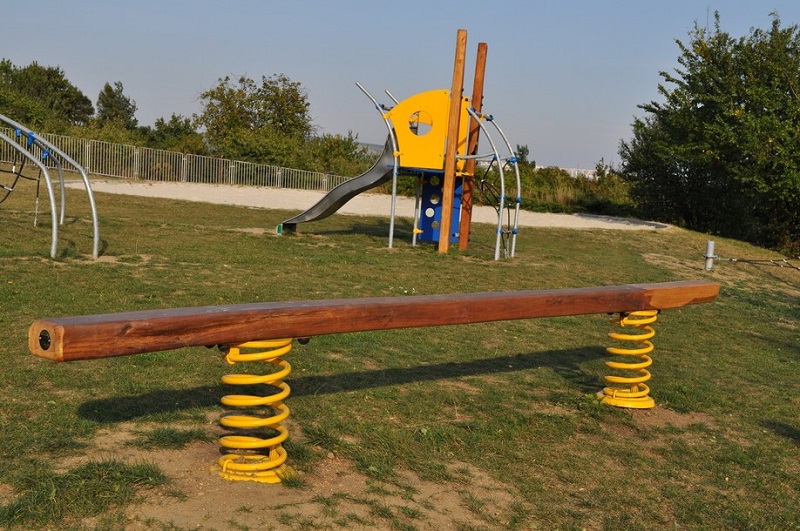 Детская игровая площадка Flanap бревно балансирное на пружинах от компании МАФМАРКЕТ