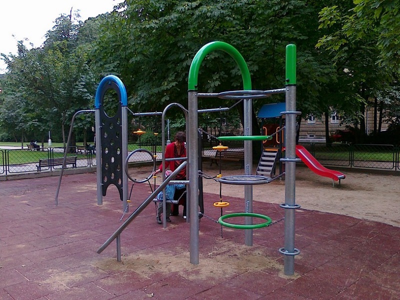 Детская игровая площадка Kronos I полоса препятствий со стенкой от компании МАФМАРКЕТ