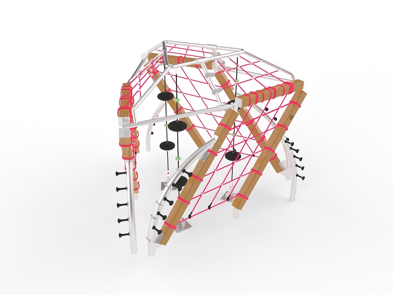 Детская игровая площадка Beagle Wood BGW800 комплекс для лазания от компании МАФ маркет