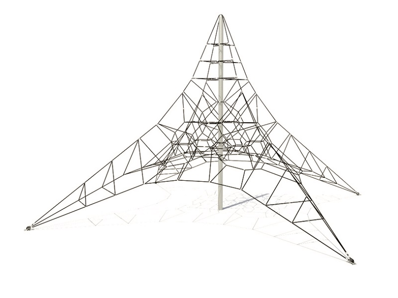 Детская игровая площадка ACTIVE 6000-S канатная пирамида от компании МАФМАРКЕТ