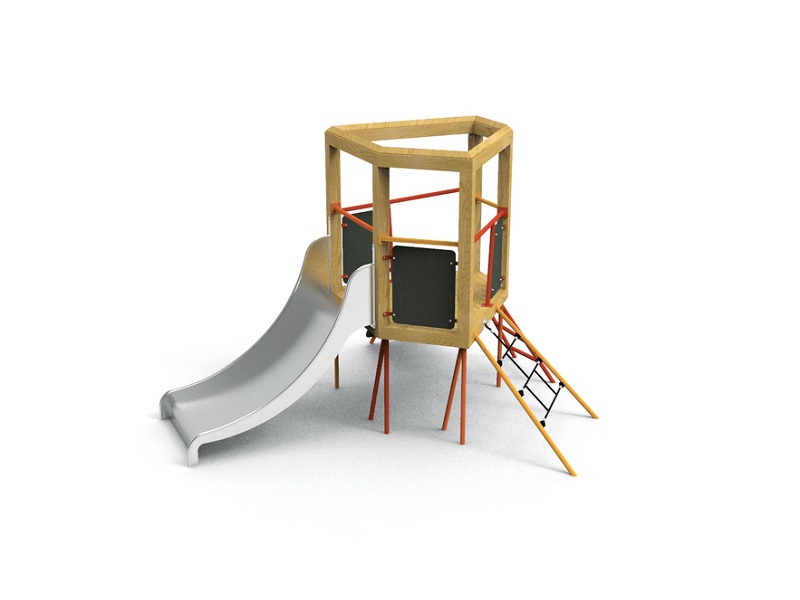 Детская игровая площадка Eto II башня с горкой от компании МАФМАРКЕТ