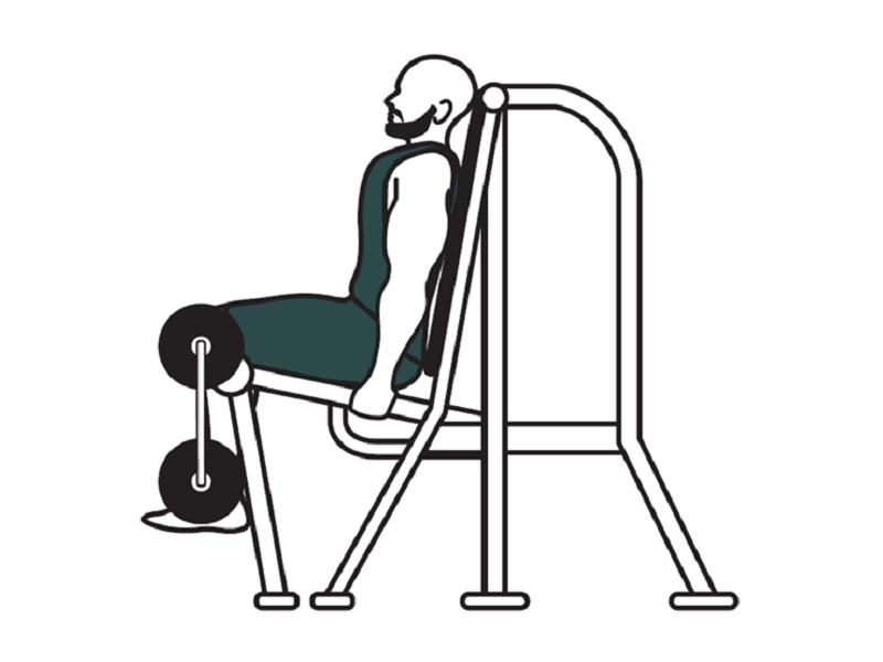 Leg Extension GCE305 тренажер для разгибания ног от компании МАФМАРКЕТ