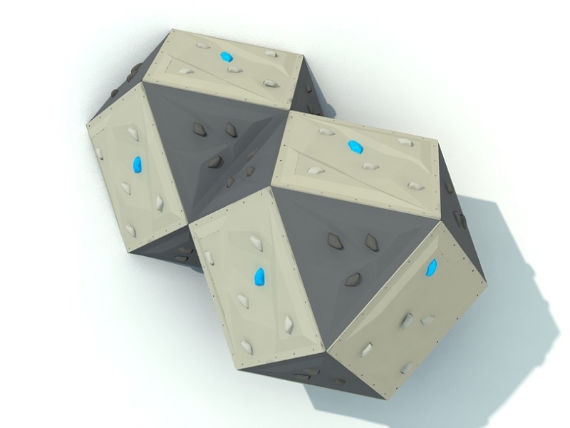 Детская игровая площадка Gemo 02 A кубы для лазания от компании МАФМАРКЕТ