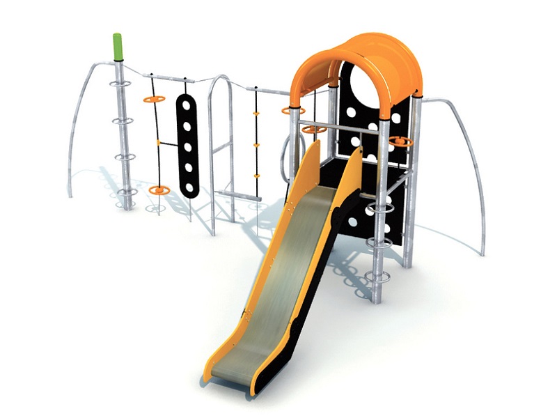 Детская игровая площадка Kronos X полоса препятствий со стенкой от компании МАФМАРКЕТ