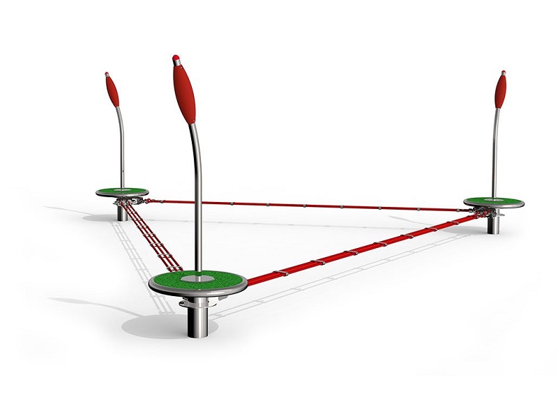 Детская игровая площадка Lixus 3 балансировочная стропа от компании МАФМАРКЕТ